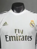 2019-2020 RMA Home Player Version 长袖球员 Long Sleeve Retro Soccer Jersey