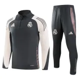 2024-25 RMA Dark gray Half Pull Tracksuit (半拉链)