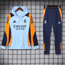 2024-25 RMA Blue Hoodie Tracksuit (卫衣套装)
