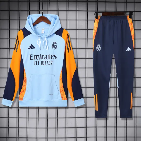 2024-25 RMA Blue Hoodie Tracksuit (卫衣套装)
