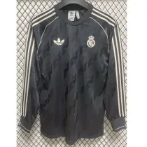 2024-25 RMA Grey Special Retro Edition Long Sleeve Soccer Jersey (长袖)