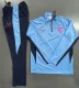 2024-25 Sevilla Blue Half Pull Tracksuit (Pants Have Pocket)(半拉链)