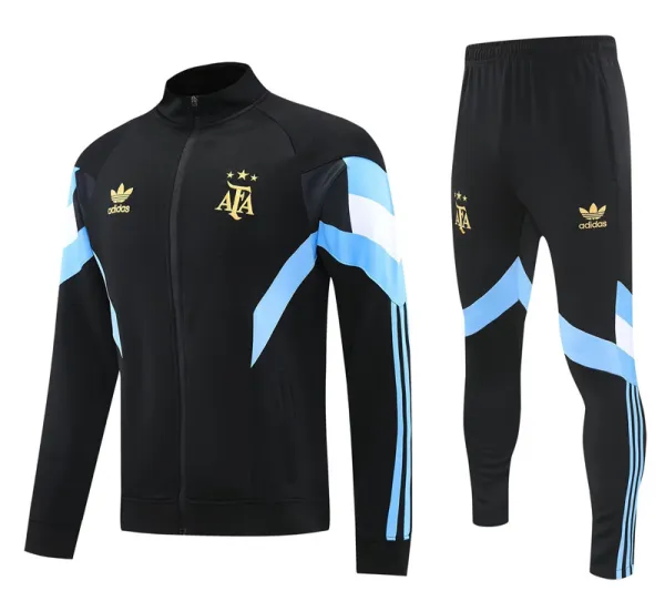 2024-25 Argentina Black Jacket Tracksuit #三星