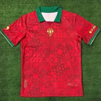 2024-25 Portugal Comma Red Special Edition Fans Soccer Jersey