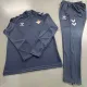 2024-25 Real Betis Royal blue Half Pull Tracksuit (Pants Have Pocket)(半拉链)