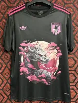 2024-25 Japan Black Special Edition Fans Training Shirts *樱花龙