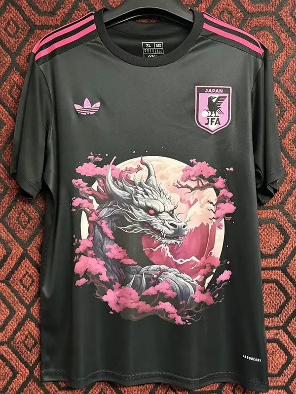 2024-25 Japan Black Special Edition Fans Training Shirts (樱花龙)
