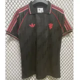 2024-25 Man Utd Black Special Retro Edition Fans Soccer Jersey