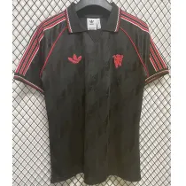 2024-25 Man Utd Black Special Retro Edition Fans Soccer Jersey