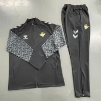2024-25 Real Betis Black Jacket Tracksuit (Pants Have Pocket)