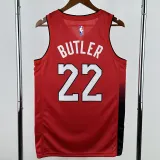 2024-25 HEAT BUTLER #22 Red City Edition Top Quality Hot Pressing NBA Jersey (V领）