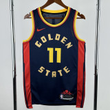 2024-25 WARRIORS THOMPSON #11 Royal blue City Edition Top Quality Hot Pressing NBA Jersey