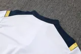 2024 JOM White Half Pull Tracksuit #2492(半拉链)