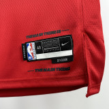 2024-25 HEAT JAQUEZ JR. #11 Red City Edition Top Quality Hot Pressing NBA Jersey (V领）