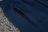 2024 JOM White Half Pull Tracksuit #2492(半拉链)