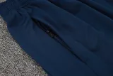 2024 JOM Royal blue Half Pull Tracksuit #2492(半拉链)