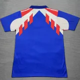 1990-1991 France Home Retro Soccer Jersey