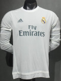 2015-2016 RMA Home Player Version 长袖球员 Long Sleeve Retro Soccer Jersey
