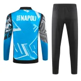 2024-25 Napoli Blue Half Pull Tracksuit (半拉链)