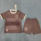 2024-25 Flamengo Brown Commemorative Edition Kids Soccer Jersey