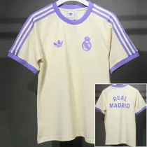 2024-25 RMA  Beige Training shirts  (High Quality)