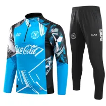 2024-25 Napoli Blue Half Pull Tracksuit (半拉链)