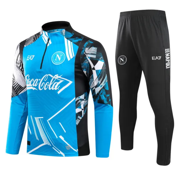 2024-25 Napoli Blue Half Pull Tracksuit (半拉链)