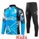 2024-25 Napoli Blue Kids Half Pull Tracksuit (童装)(半拉链)