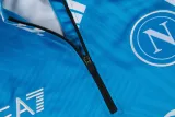 2024-25 Napoli Blue Half Pull Tracksuit (半拉链)