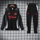 2024-25 Man Utd Black Hoodie Tracksuit (卫衣套装)
