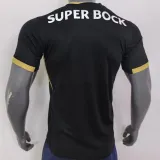 2024-25 Sporting Lisbon Black Special Edition Fans Soccer Jersey