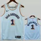 2024-25 SA Spurs WEMBANYAMA #1 Light blue City Edition Top Quality Hot Pressing NBA Jersey