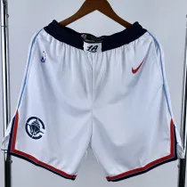 2024-25 Clippers White City Edition Top Quality NBA Pants