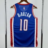 2024-25 Kings DEROZAN #10 Blue City Edition Top Quality Hot Pressing NBA Jersey