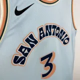 2024-25 SA Spurs PAUL #3 Light blue City Edition Top Quality Hot Pressing NBA Jersey