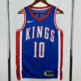 2024-25 Kings DEROZAN #10 Blue City Edition Top Quality Hot Pressing NBA Jersey