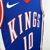 2024-25 Kings DEROZAN #10 Blue City Edition Top Quality Hot Pressing NBA Jersey