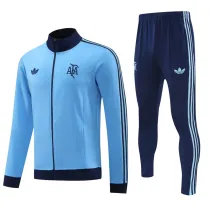 2024-25 Argentina Lake blue Jacket Tracksuit