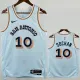 2024-25 SA Spurs SOCHAN #10 Light blue City Edition Top Quality Hot Pressing NBA Jersey