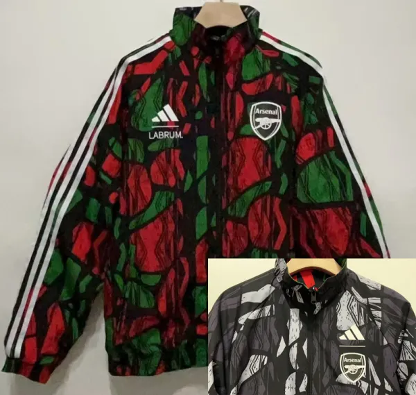 2024-25 ARS Red & Black Double Sided Windbreaker (双面风衣)