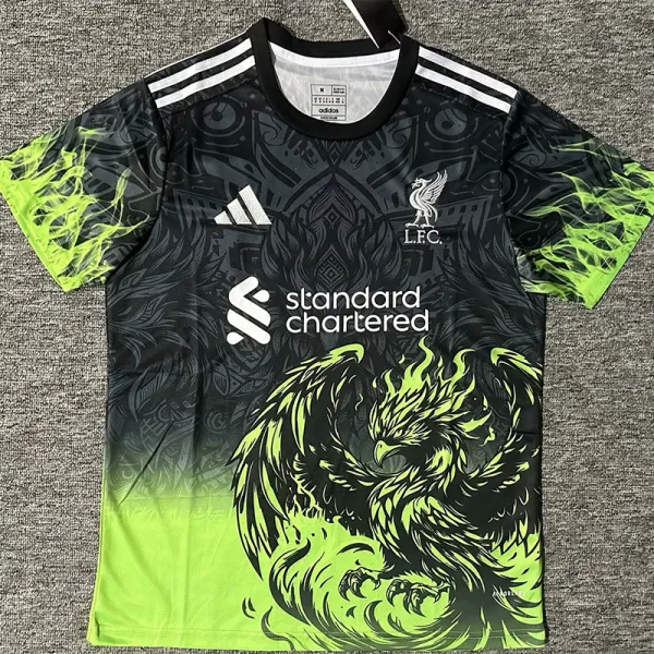 2025-26 LIV Black Green Special Edition Fans Training shirts