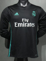 2017-2018 RMA Away Player Version 长袖球员 Long Sleeve Retro Soccer Jersey