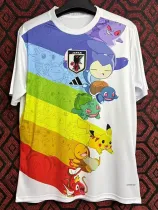 2024-25 Japan White Special Edition Fans Soccer Jersey (彩虹神奇宝贝)