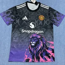 2024-25 Man Utd Black Purple Special Edition Fans Training shirts