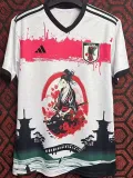 2024-25 Japan White Special Edition Fans Soccer Jersey (鬼武者)