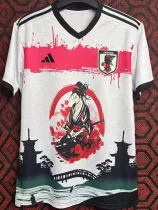 2024-25 Japan White Special Edition Fans Soccer Jersey (鬼武者)