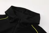 2024-25 Dortmund Black Hoodie Jacket Tracksuit #02
