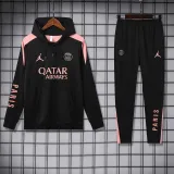 2024-25 PSG Black Hoodie Tracksuit (卫衣套装)