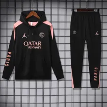 2024-25 PSG Black Hoodie Tracksuit (卫衣套装)