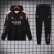 2024-25 PSG Black Hoodie Tracksuit (卫衣套装)